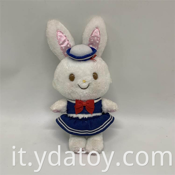 Plush rabbit children's keychain